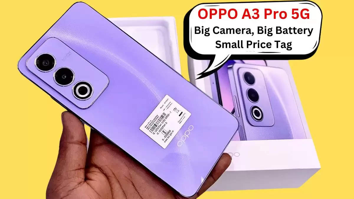 OPPO A3 Pro 5G: Big Camera, Big Battery, Small Price Tag