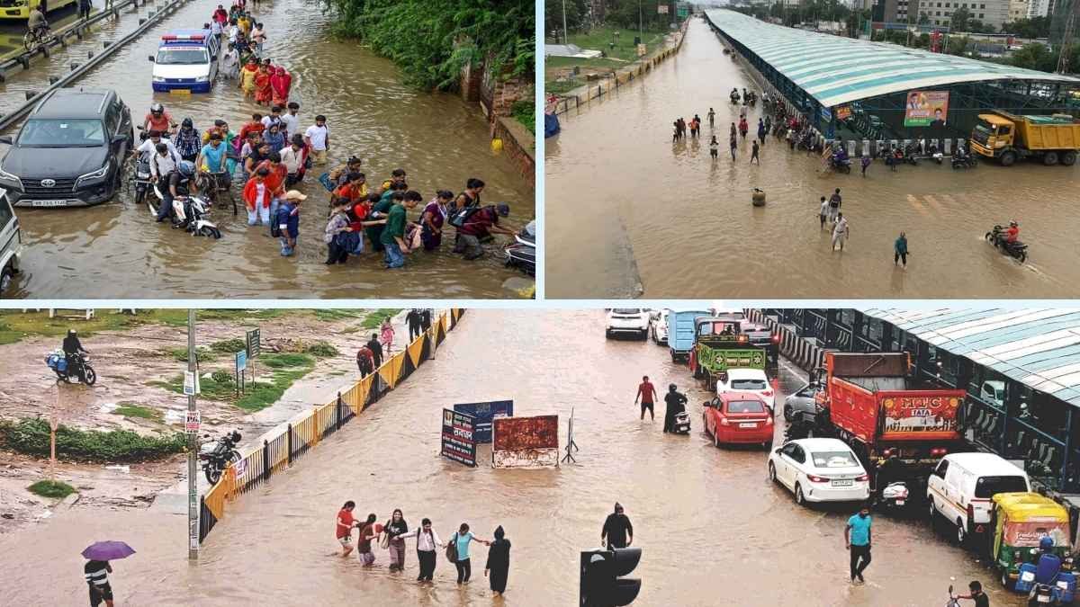 गुरुग्राम में जलभराव को लेकर मुख्यमंत्री का बयान - क्या होगा अब इसका समाधान