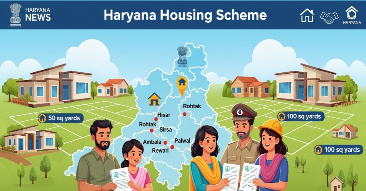 हरियाणा के लोगों की हुई मौज: इन 15 हजार परिवारों को मिलेंगे सस्ते प्लॉट