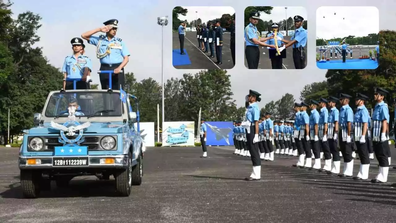 वायु सेना तकनीकी कॉलेज में 105वें एयरोनॉटिकल इंजीनियरिंग कोर्स का समापन