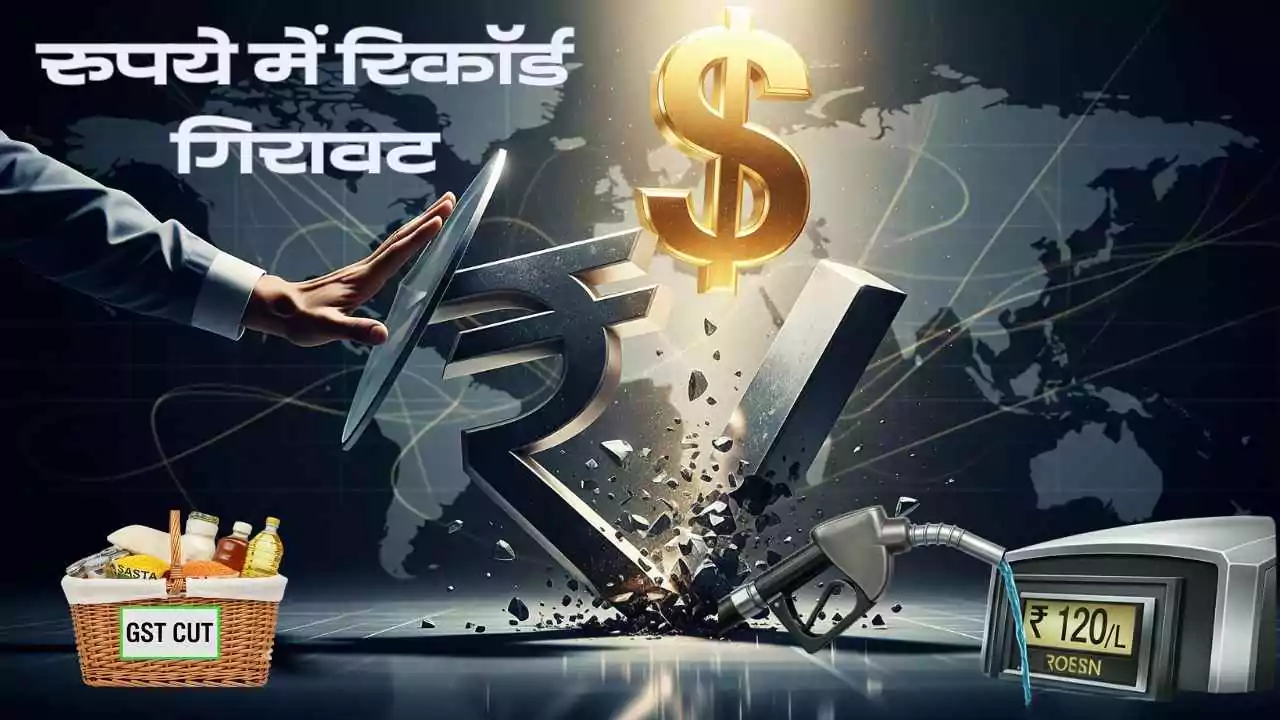 रुपये में रिकॉर्ड गिरावट: क्या है कारण और आगे क्या?