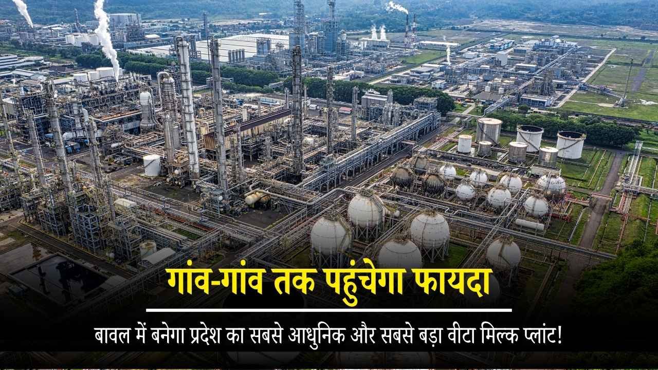 हरियाणा के दूध उत्पादकों की किस्मत बदलने वाला कदम: बावल में बनेगा प्रदेश का सबसे आधुनिक और सबसे बड़ा वीटा मिल्क प्लांट!