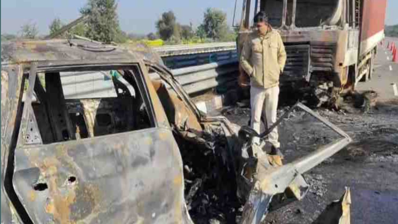 नारनौल में खामोशी तोड़ते सायरन: NH-152D पर दिल दहला देने वाला हादसा, तीन की मौत