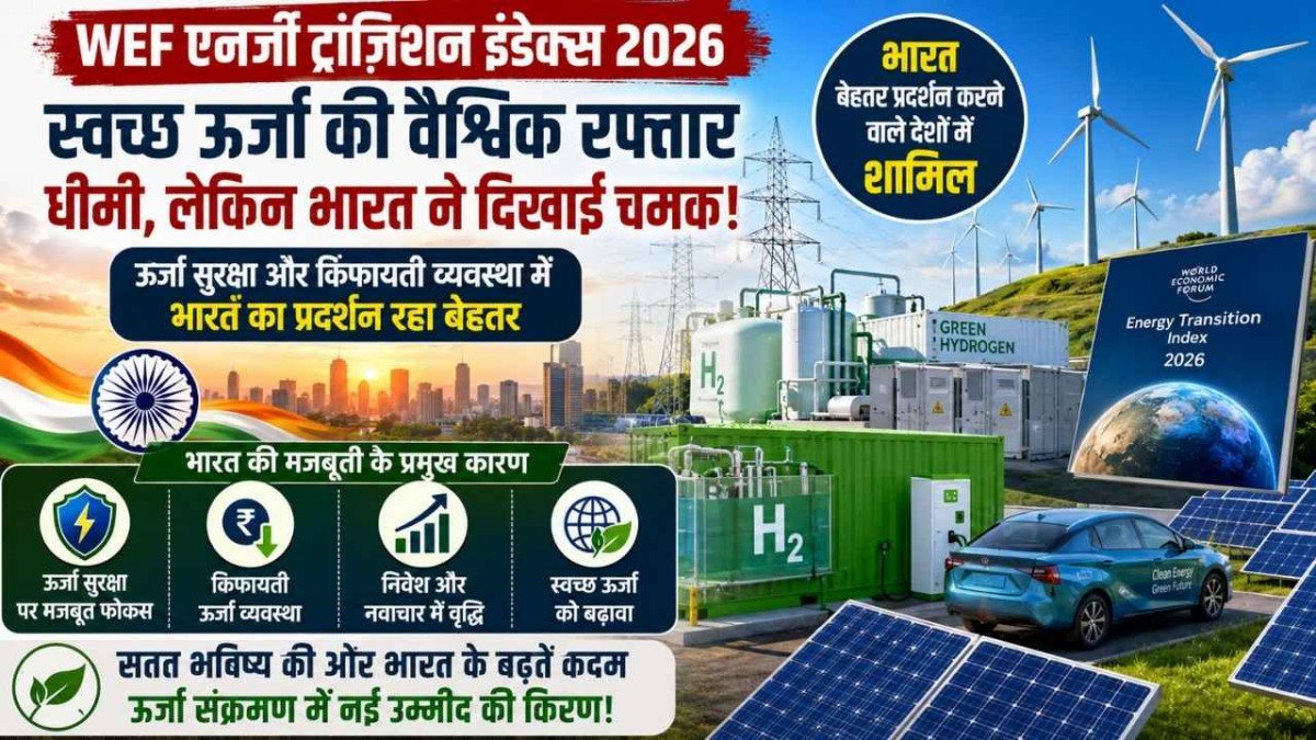 स्वच्छ ऊर्जा की वैश्विक दौड़ धीमी, फिर भी भारत ने दिखाई तैयारी की मजबूती