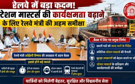 स्टेशन मास्टर्स को सशक्त बनाने की तैयारी, रेलवे मंत्री ने की समीक्षा