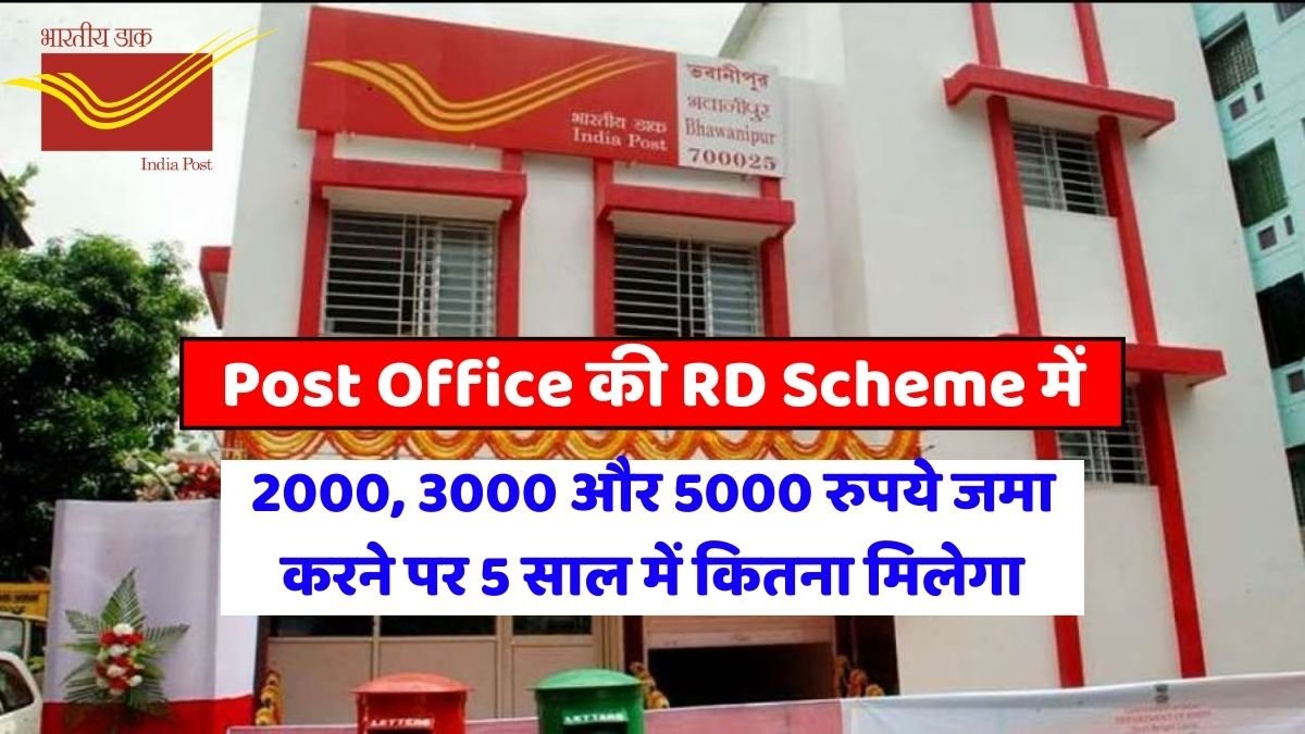 Post Office RD Scheme Calculation