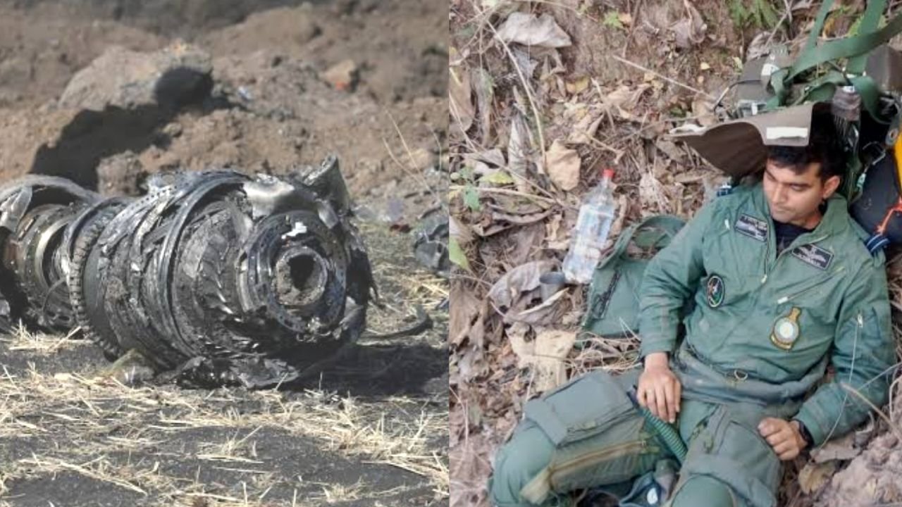 An Indian Air Force (IAF) Jaguar Fighter Aircraft Crashed