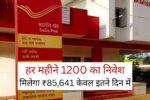 Post Office RD Scheme