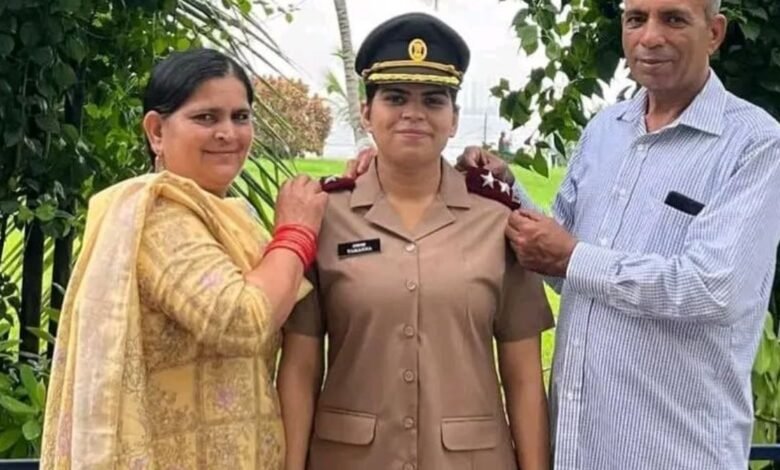 हरियाणा की बेटी ने रचा इतिहास, भारतीय सेना में बनी नर्सिंग लेफ्टिनेंट 1 Haryana's daughter creates history, becomes nursing lieutenant in indian army