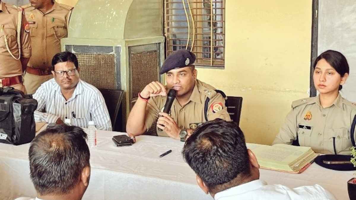 Peace committee meeting before eid al adha, discussion on security