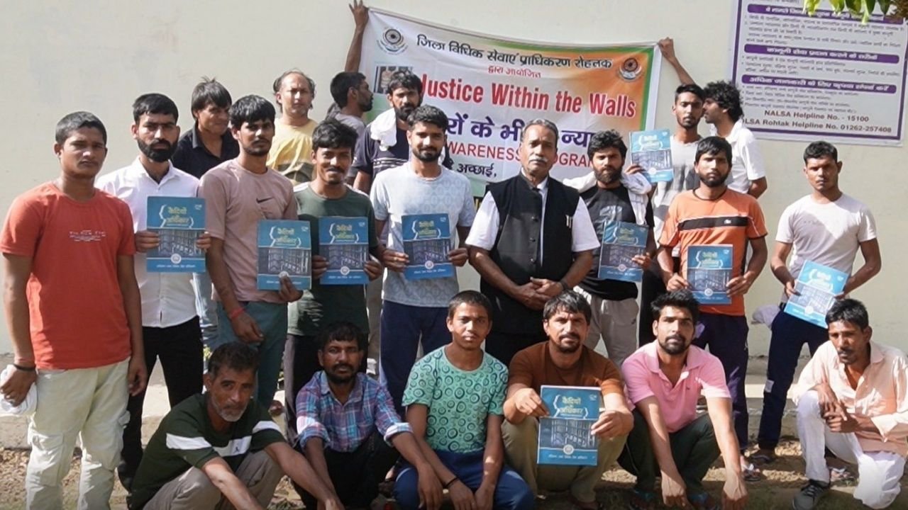 The process of bail and appeal was explained to the prisoners in rohtak jail