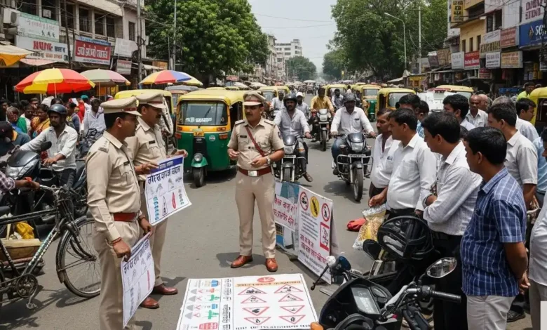 Gurugram News: राहगीरी के साथ सड़क सुरक्षा पर ध्यान, नागर्रो, डीएलएसए और गुरुग्राम ट्रैफिक पुलिस ने मिलकर किया आयोजन 1 Focus on road safety with pedestrians