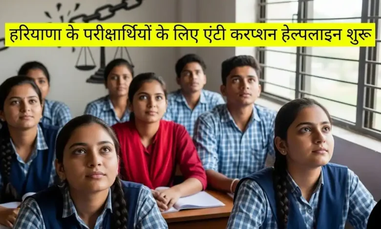Haryana News: हरियाणा के परीक्षार्थियों के लिए एंटी करप्शन हेल्पलाइन शुरू 1 Haryana