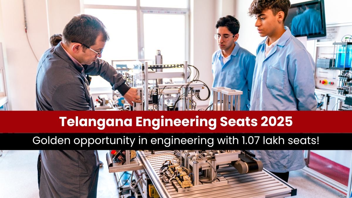 Telangana Engineering Seats 2025: Golden opportunity in engineering with 1.07 lakh seats! 1 Telangana Engineering Seats 2025 Golden opportunity in engineering with 1.07 lakh seats!