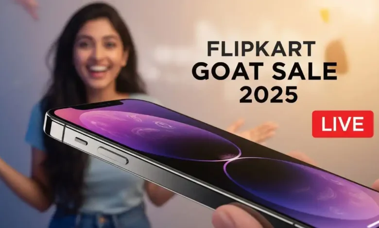 Flipkart की GOAT Sale 2025 हुई लाइव, iPhone 16 Series पर मिल रहे हैं शानदार ऑफर्स — बैंक कार्ड्स पर भी जबरदस्त फायदे 1 flipkart goat sale