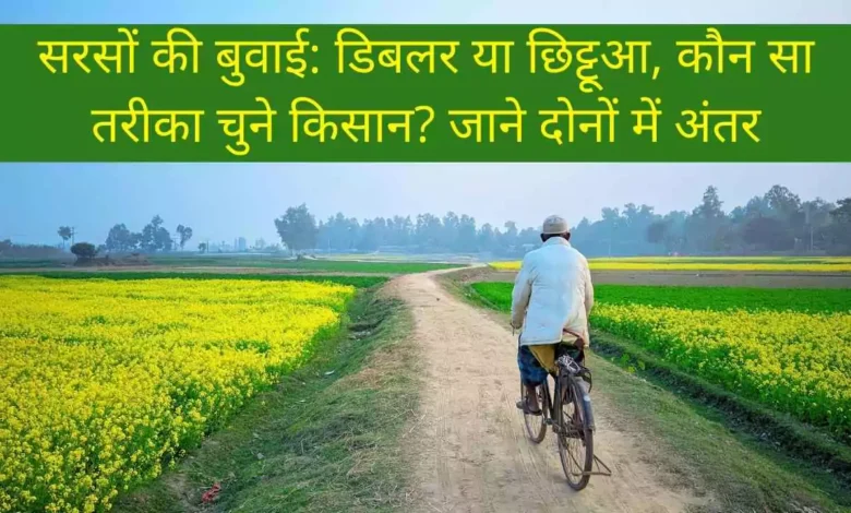 सरसों की बुवाई: डिबलर या छिट्टूआ, कौन सा तरीका चुने किसान? जाने दोनों में अंतर