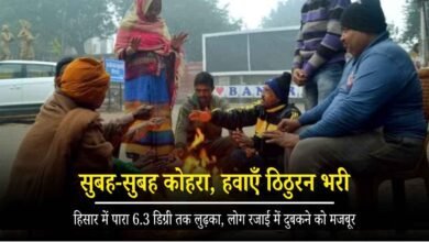 ठंड ने दिखाए तेवर! हिसार में रातें हुईं सबसे सर्द, हरियाणा-NCR में अब कंबल ओढ़ने का वक्त आ गया