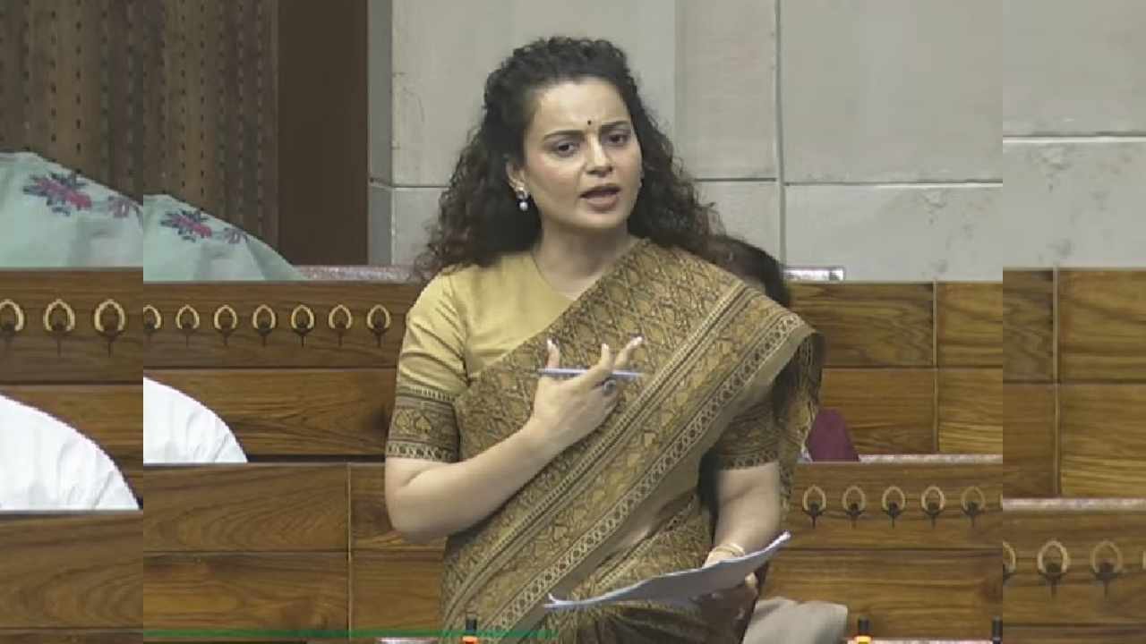 सदन में विपक्ष पर जमकर बरसीं कंगना रनौत, याद दिलाया 'इंदिरा गांधी वर्सेस राज नारायण' का केस
