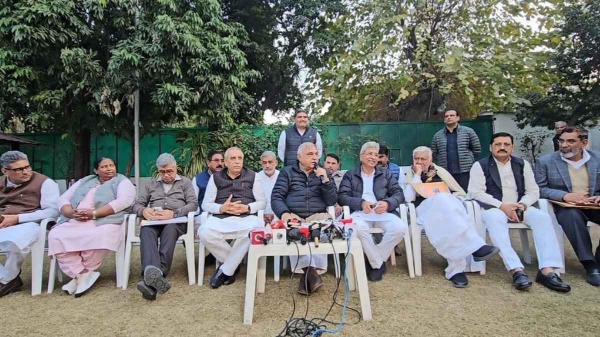 कांग्रेस लाएगी अविश्वास प्रस्ताव - हरयाणा कांग्रेस नेताओं की प्रेस कॉन्फ्रेंस