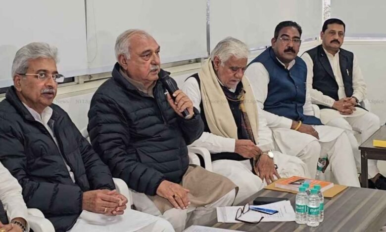 कांग्रेस लाएगी अविश्वास प्रस्ताव - हरयाणा कांग्रेस नेताओं की प्रेस कॉन्फ्रेंस