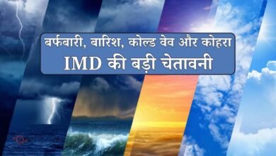 नए साल से पहले मौसम ने बदला रुख: बर्फबारी, बारिश, कोल्ड वेव और कोहरा, IMD की बड़ी चेतावनी