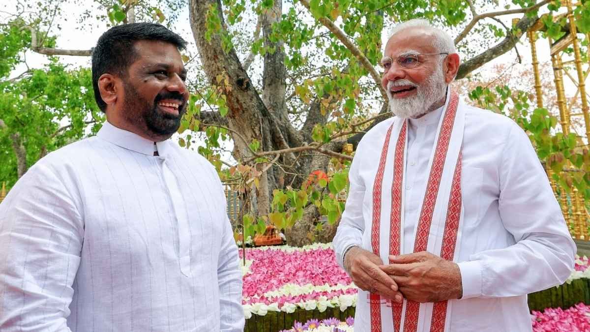 श्रीलंका के राष्ट्रपति से फोन पर चर्चा