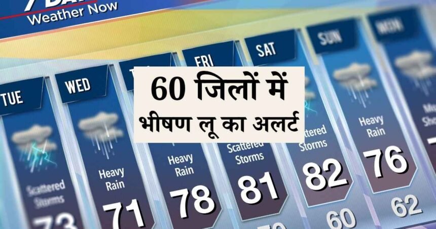 यूपी में 60 जिलों में भीषण लू का अलर्ट