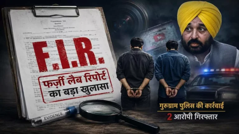Haryana News: भगवंत मान वीडियो विवाद में कथित फर्जी लैब रिपोर्ट का मामला गरमाया, गुरुग्राम पुलिस ने दो युवकों को किया गिरफ्तार