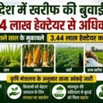 खरीफ फसलों की बुवाई 84 लाख हेक्टेयर के पार, पिछले साल के मुकाबले क्षेत्रफल में हल्की कमी