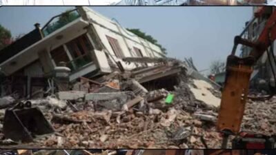 दिल्ली के मुकुंदपुर में सिलेंडर ब्लास्ट से गिरा मकान
