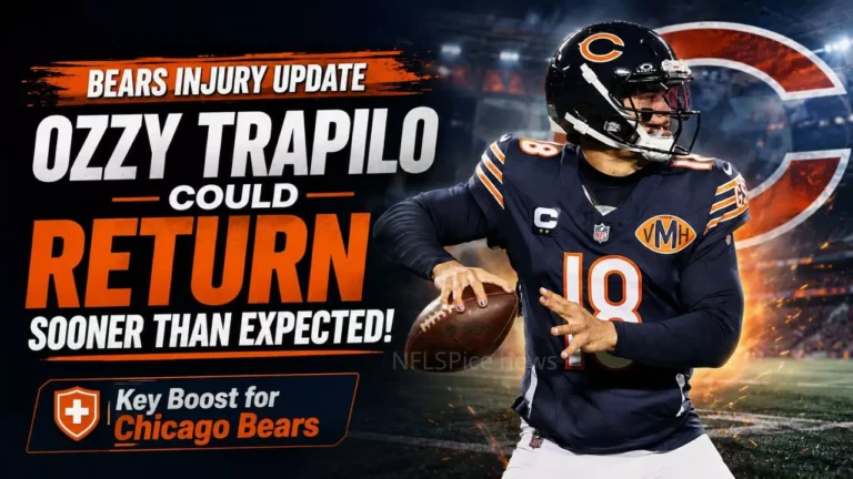 Chicago Bears Injury Update: Ozzy Trapilo Could Return Sooner Than Expected