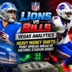 Lions vs. Bills Vegas Analytics: Heavy Money Shifts Point Spread Ahead of Historic Stadium Debut 2 Lions vs. Bills Vegas Analytics: Heavy Money Shifts Point Spread Ahead of Historic Stadium Debut
