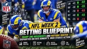 NFL Week 2 Betting Blueprint: Sharp Line Movements and Historic Roster Disparities Dictate Sunday’s High-Stakes Action 10 NFL Week 2 Betting Blueprint: Sharp Line Movements and Historic Roster Disparities Dictate Sunday’s High-Stakes Action