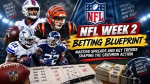 NFL Week 2 Betting Blueprint: Massive Spreads and Key Trends Shaping the Gridiron Action