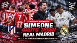 European Showcase: Tactical Discipline Shines as Diego Simeone Shuts Down Real Madrid in High-Stakes Madrid Derby 3 European Showcase: Tactical Discipline Shines as Diego Simeone Shuts Down Real Madrid in High-Stakes Madrid Derby